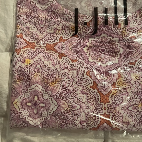 J Jill A-Line Floral Print Top (NWT) - Picture 3 of 6